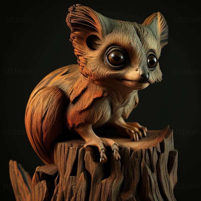 3D model Lepilemur petteri (STL)